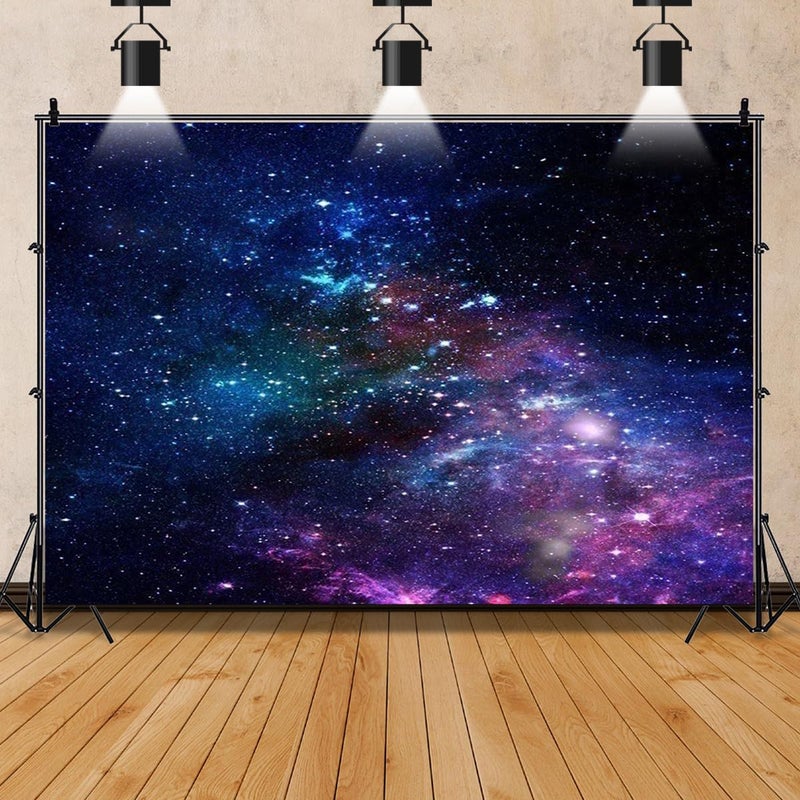 AOFOTO 12x10ft Nebula Backdrop Aerospace Starry Sky Photography Background Universe Galaxy Outer Space Kid Girl Boy Children Portrait Seamless Photo Shoot Studio Props Video Drop Vinyl Wallpaper Drape - Image 5